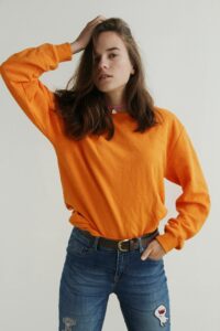 oranje sweater